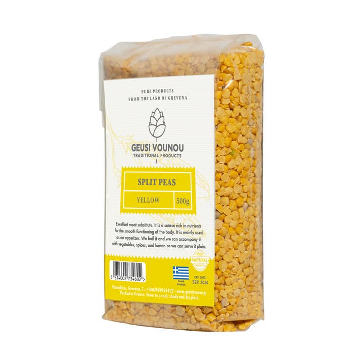 Yellow Split Peas from Greece - 500g (by Geusi Vounou) for wholesale by Oilladi