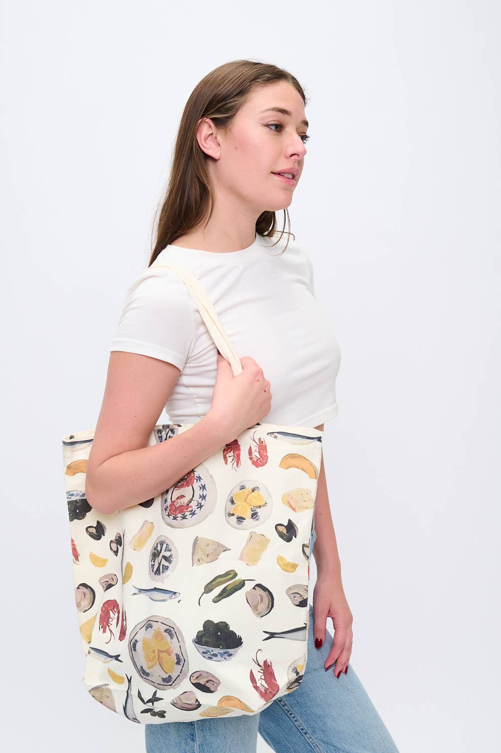 SM WARDROBE - Wholesale Tote Bag - Women's - MEDITERRANEAN DELIGHTS PRINT TOTE BAGS6