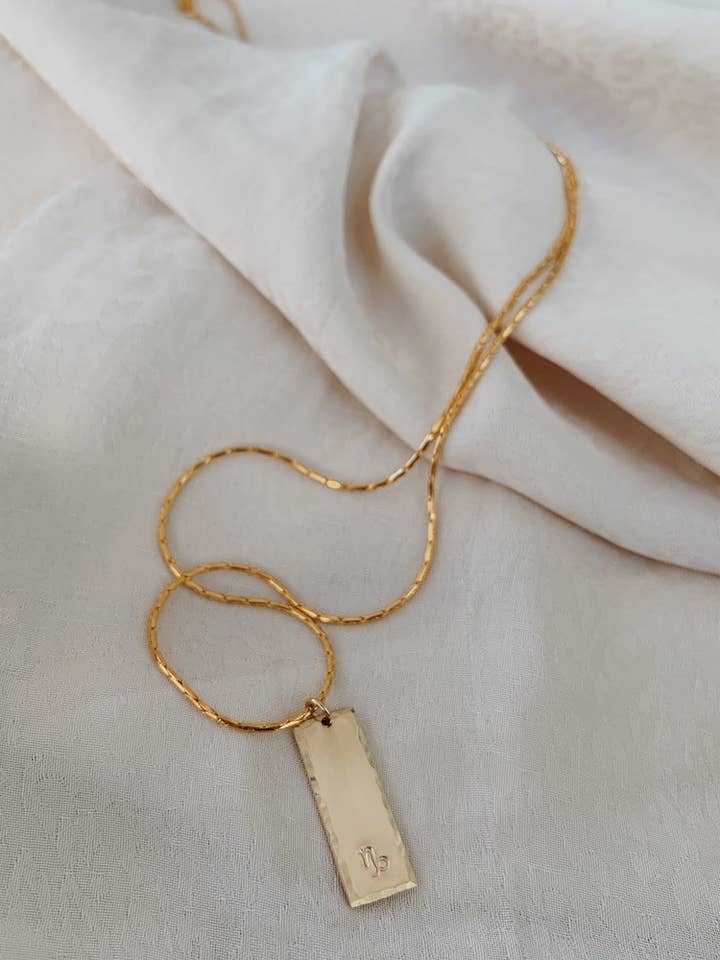 GEPERSONALISEERDE RECHTHOEKIGE KETTING voor wholesale door Alyse Jewelry