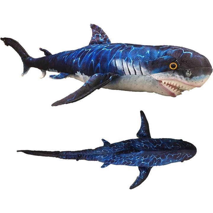Requin Bleu 29" Peluche Aquatique Océan Animal en Peluche pour la vente par Texas Toy Distribution