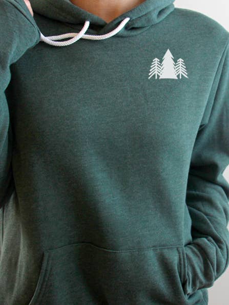 Hoodie met Pine Tree Pocket voor wholesale door Wildberry Waves