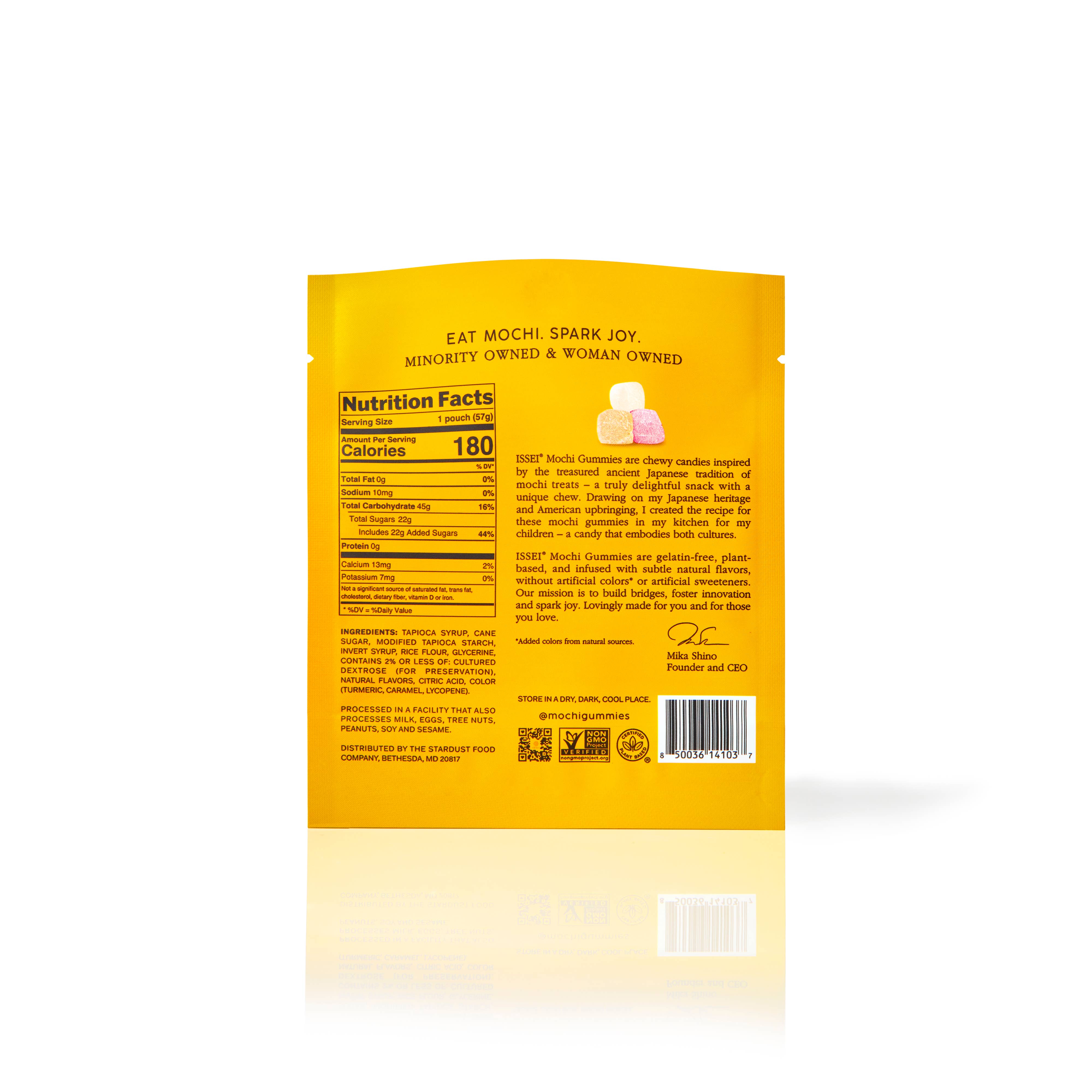 Issei Mochi Gummies - Wholesale Gummy - Mango SMALL (2 oz)1