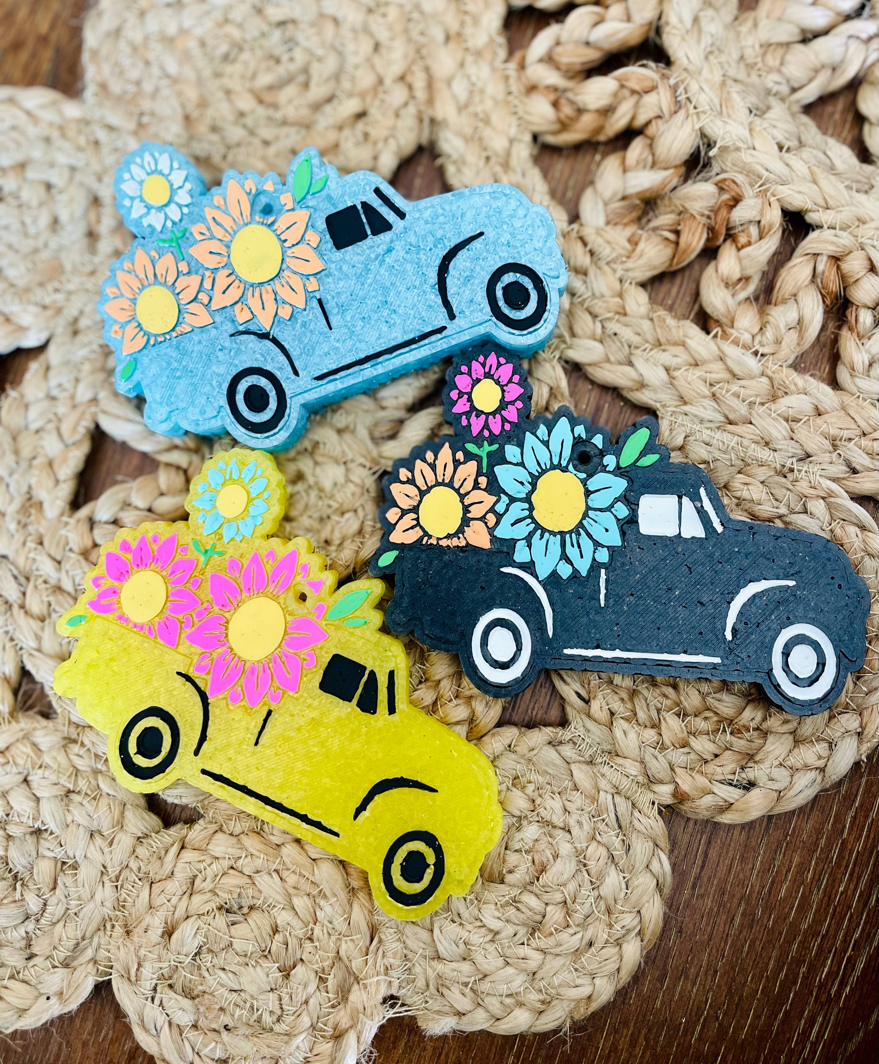 Stay Fresh’ies Air Fresheners – wholesale Car Freshener - Women’s – Flower Market Truck Car Freshie3