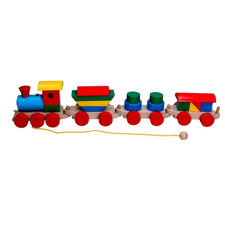 Treno in legno, Sorter Game, Treno in legno per la vendita all'ingrosso da parte di Komarov Toys