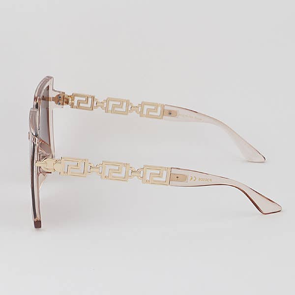 mix color Greek Key Square Sunglasses for wholesale on Faire2