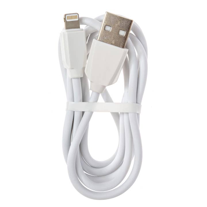 Xpress Tech Cell Accessories XT - Wholesale Charging Cable - Xpress Tech 403 iPhone USB-A Charge and Sync Cable- Silver