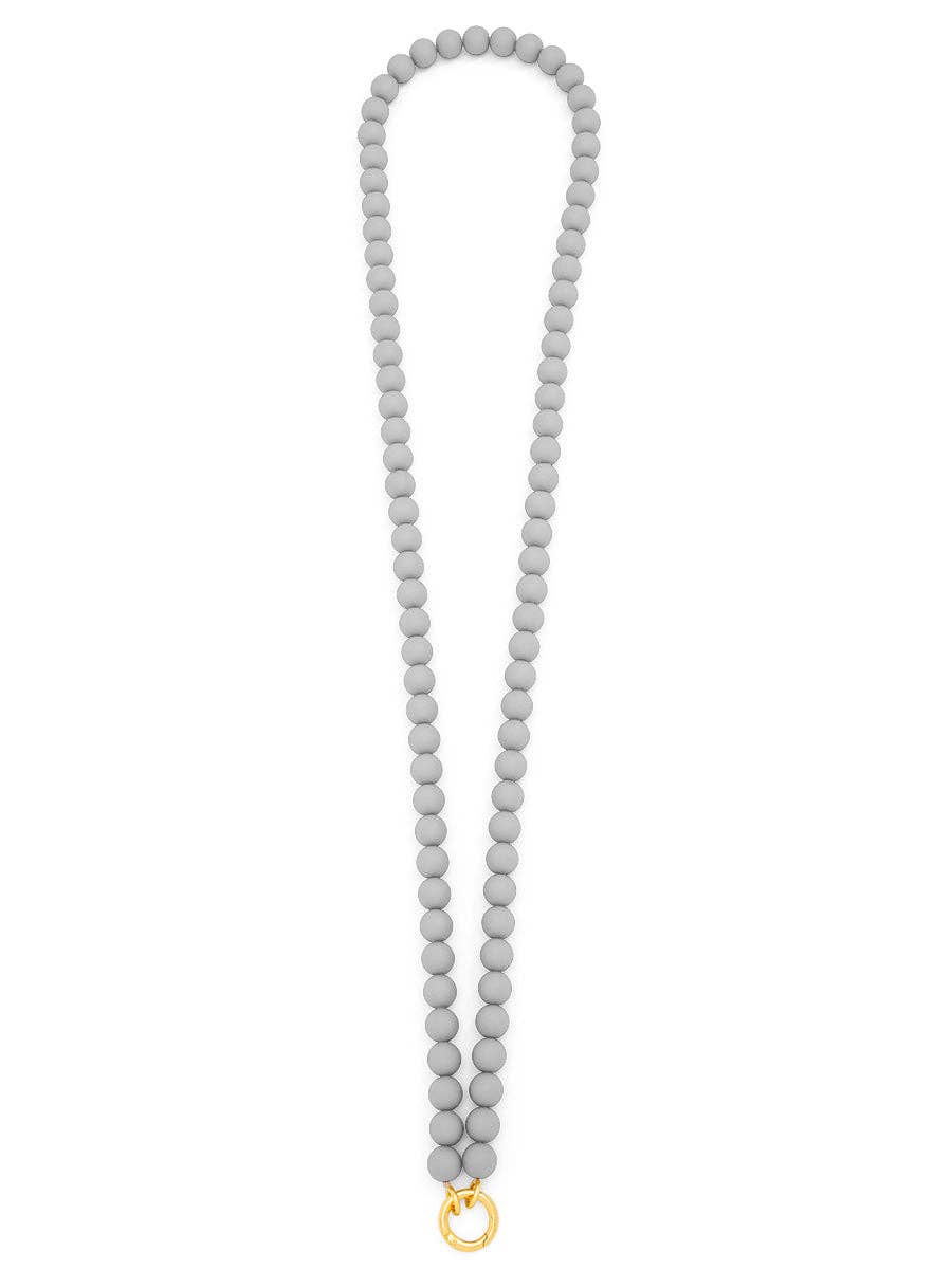 ZENZII Jewelry - Wholesale Beaded/Pearl Necklace - Matte Resin Beaded Crossbody Phone Lanyard11