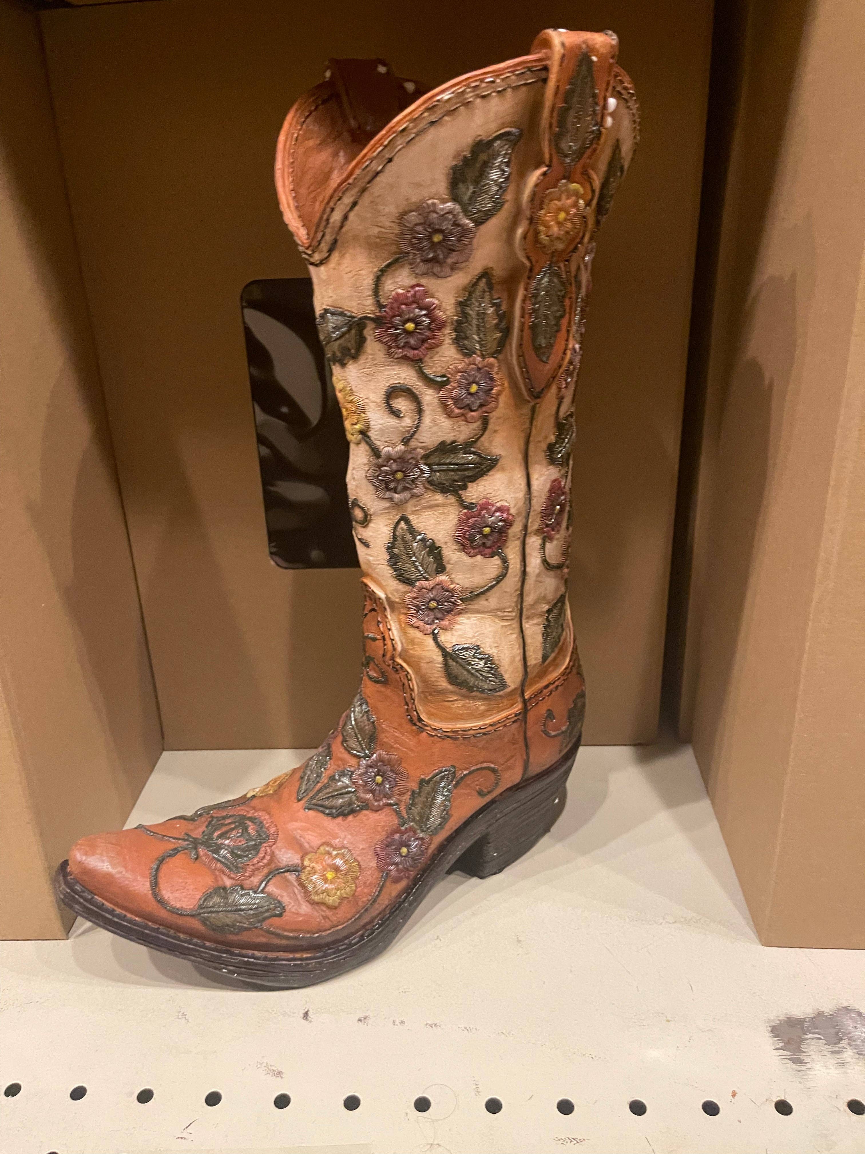 Broads Market - Wholesale Vase - Floral Boot Vase1