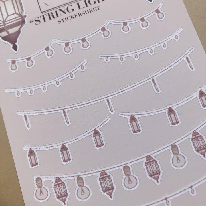 T's Stationery - Vendita all'ingrosso Adesivo - Foglio di adesivi "Luci decorative"7