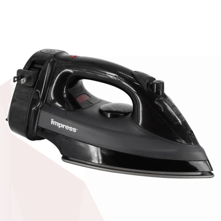 JupiterGear Home - Vente Fer à repasser - Fer à rembobiner Impress de taille moyenne avec spray antiadhésif
