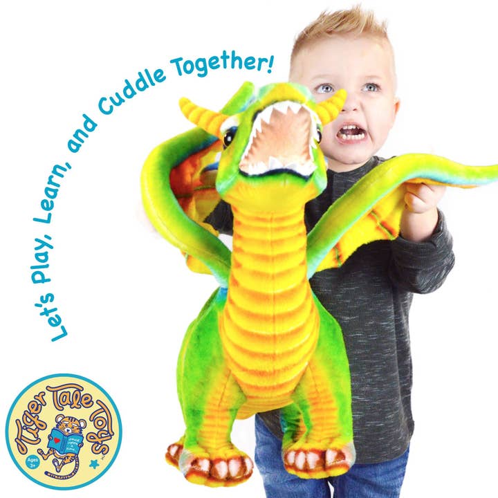 VIAHART Toy Co. - Wholesale Stuffed/Plush Toy - Kids & Baby - Drevnar The Dragon | 29 Inch Stuffed Animal Plush5