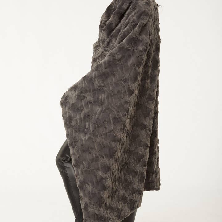 Tourance - Vente Plaids - Jeté - Le Marais - Anthracite1