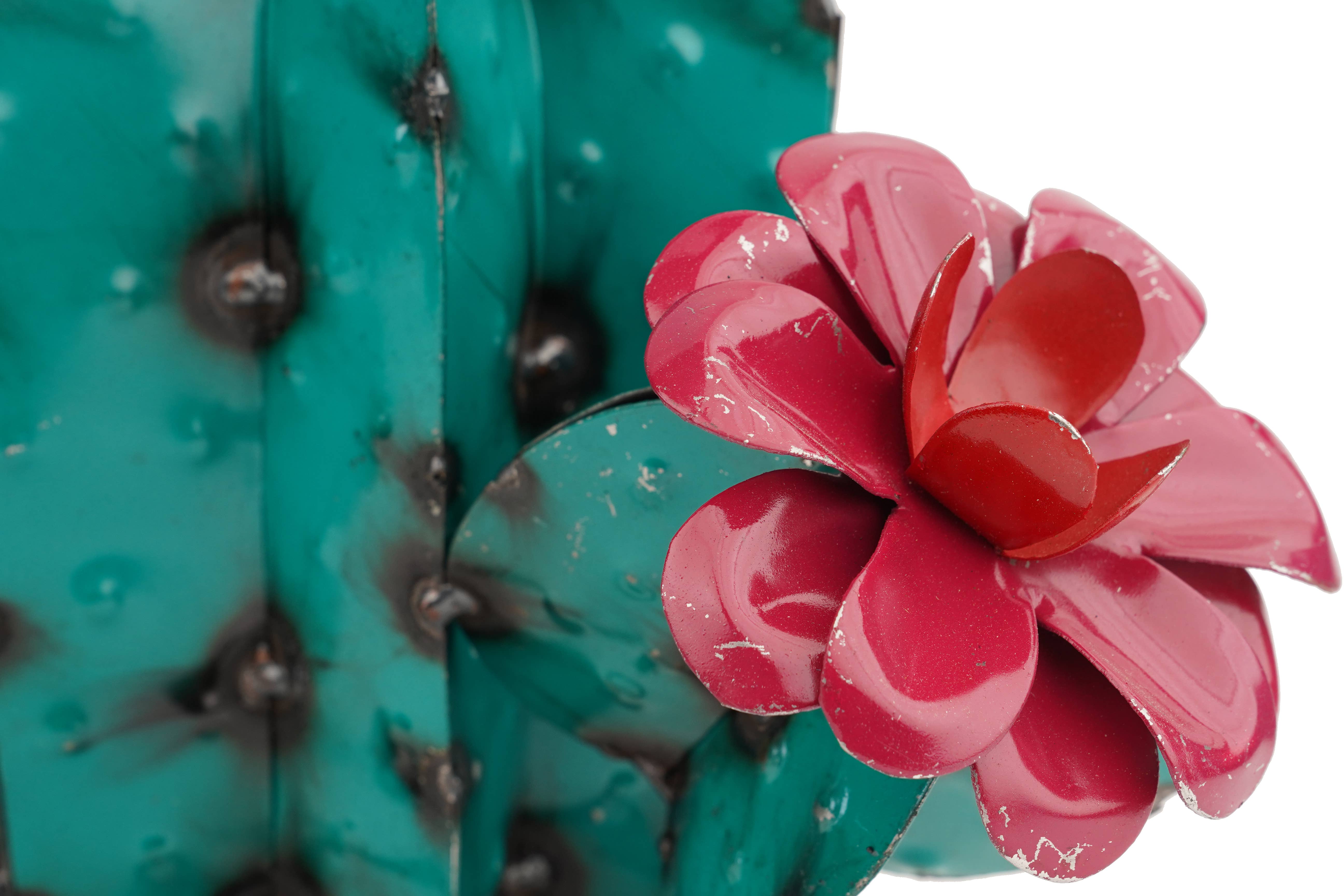 My Amigos Imports – Großhandel Gartendeko/-schmuck – Sahuaro Kaktus-Garten-Yard aus Metall, 15 x 8 x 16 cm, groß6