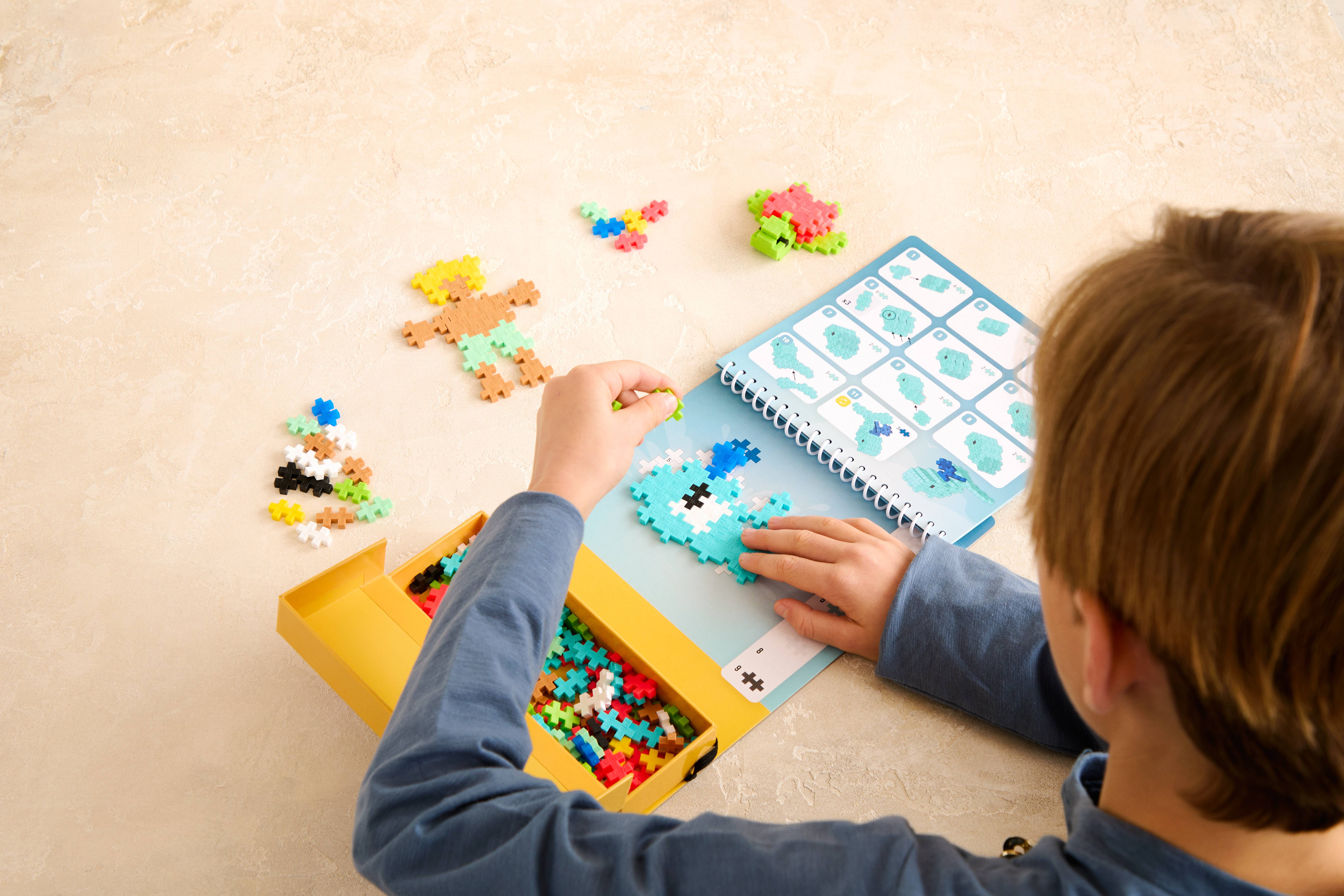 Kontiki - Wholesale Building Set - Kids - Block 12 activities 125 Pcs - PLUS PLUS4