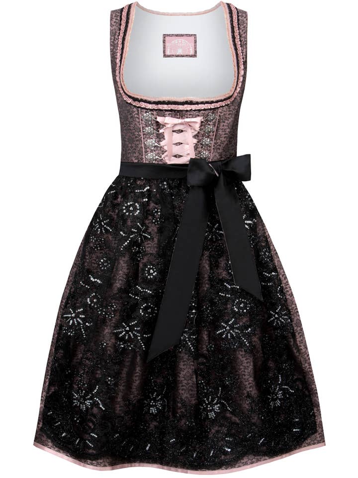 dusky pink Dirndl Finja for wholesale on Faire