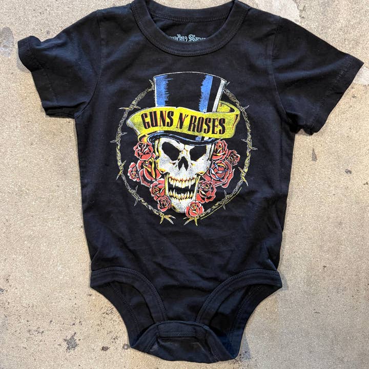 3-6M - Guns N Roses bodyprov för wholesale av Rowdy Sprout