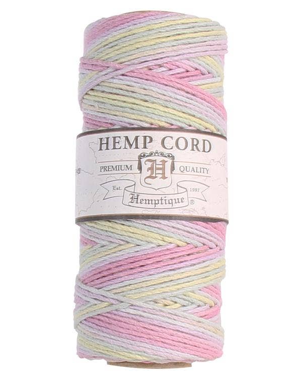 Hemptique - Wholesale Knutselbenodigdheden - #20 1 mm gekleurde henneptouw op spoelen15