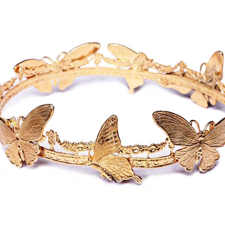Butterfly Queen Crown for wholesale by MORDEKAI