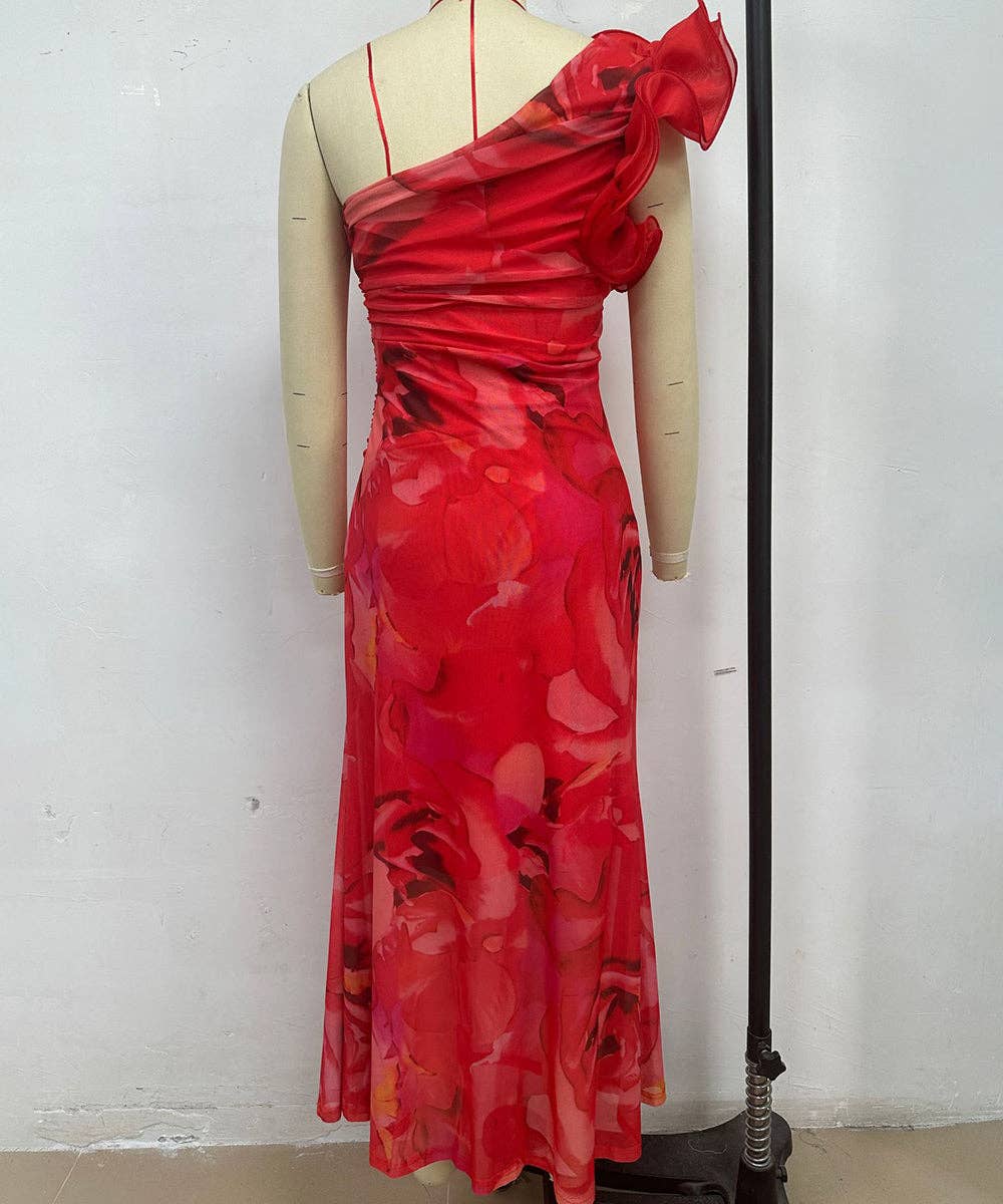 Aria Romance - Vente Robe de soirée – femme - Robe moulante à appliques florales2