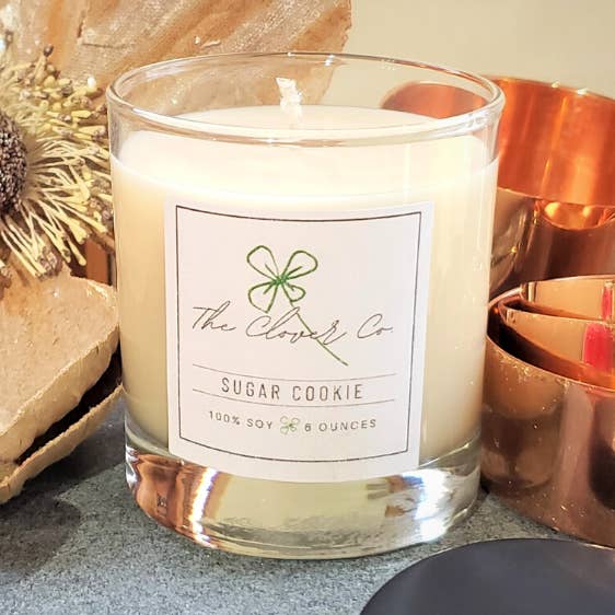 Sugar Cookie Soy Candle for wholesale by The Clover Co.