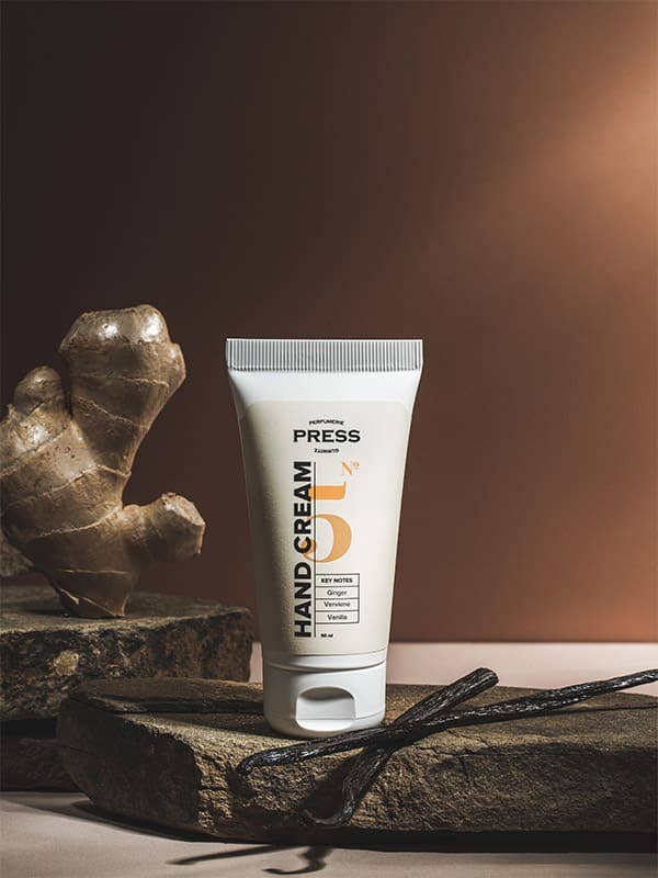 Hand Cream № 5 Ginger, Vanilla, Verbena for wholesale by Press Gurwitz Perfumerie