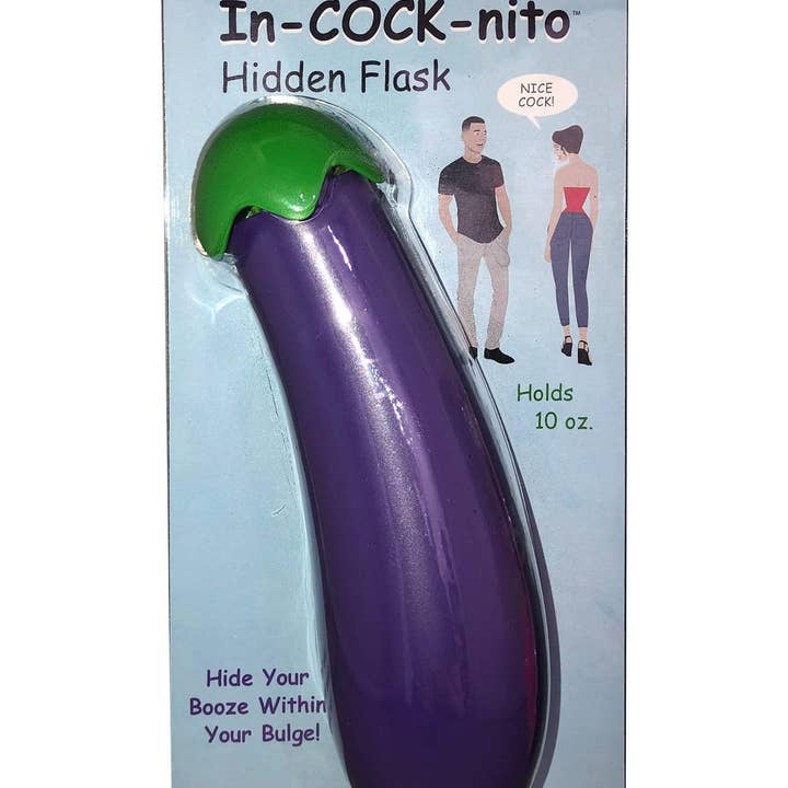 In-cock-nito Flask for wholesale by Kheper Games Inc