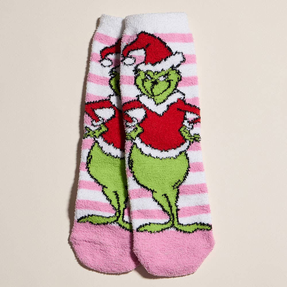 Sensibling Corp. – wholesale Socks – Women's – 4Pairs Green Monster Grinch Christmas Bundle Gift Socks Set4
