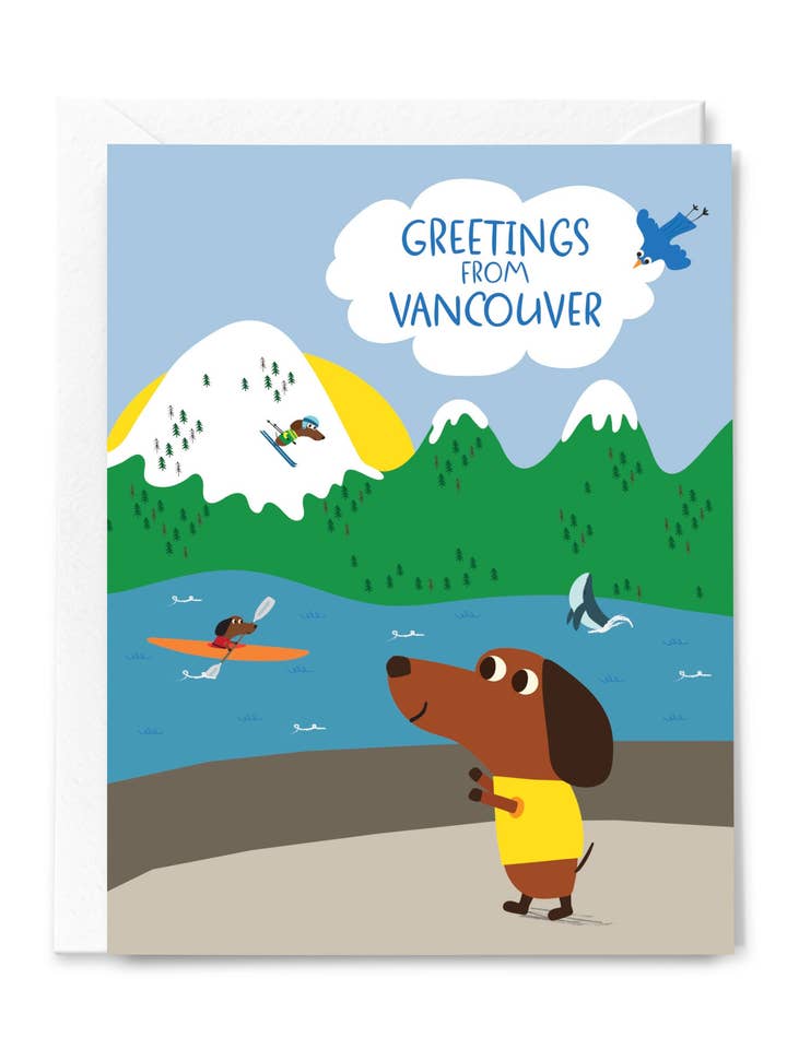 Salutations de Vancouver pour la vente par Happy Just Happy