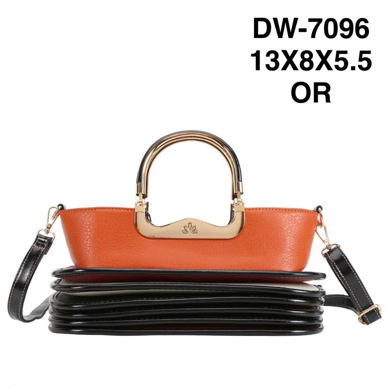 MB Fashion Wholesale - Vente Sac à main avec poignée sur le dessus – femme - SAC À COUCHES EMPILÉES EVERY FASHION avec poignée supérieure en métal DW-70965