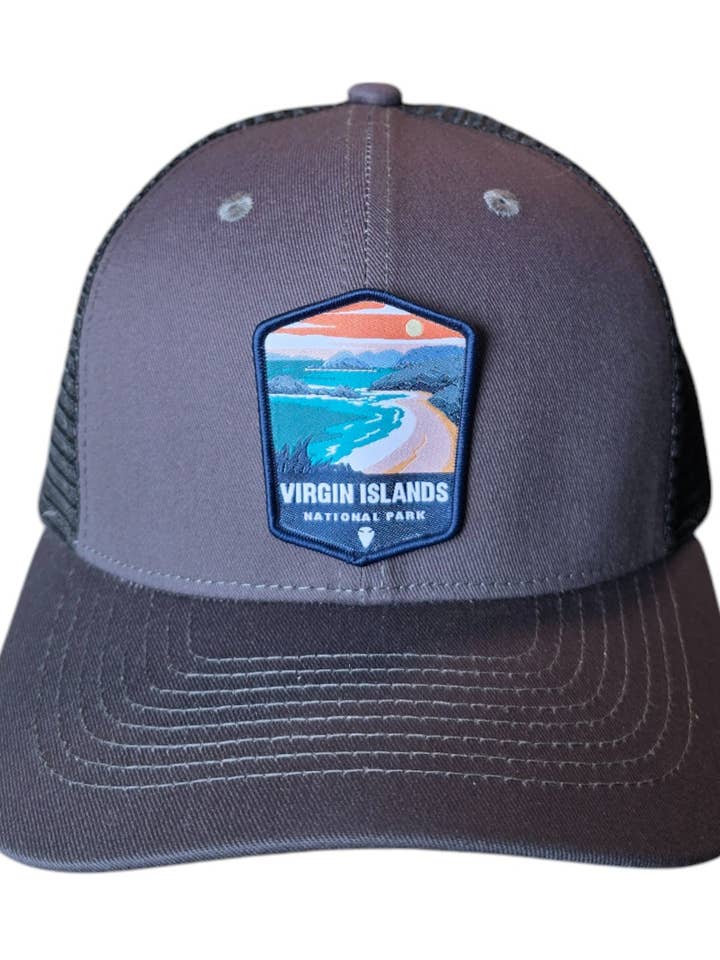 Gorra Trucker del Parque Nacional de las Islas Vírgenes – Clásica Snapback para venta al por mayor de PNW Apparel