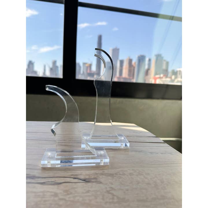 LuxHoldups - Wholesale Curtain Rod - Lucite Drapery Bracket for 1.5" Curtain Rod7