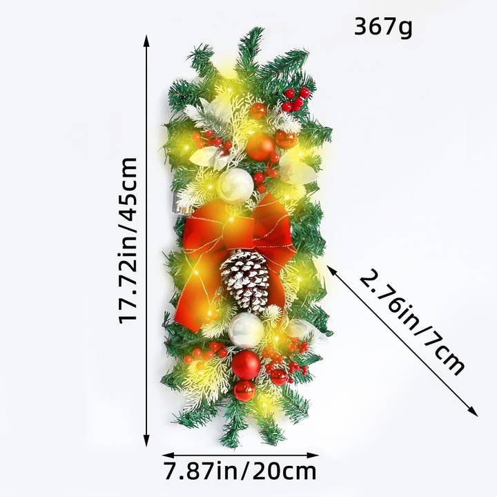 Liffy - Wholesale Wreath - Holiday Wreath Hanging Decor for Home15