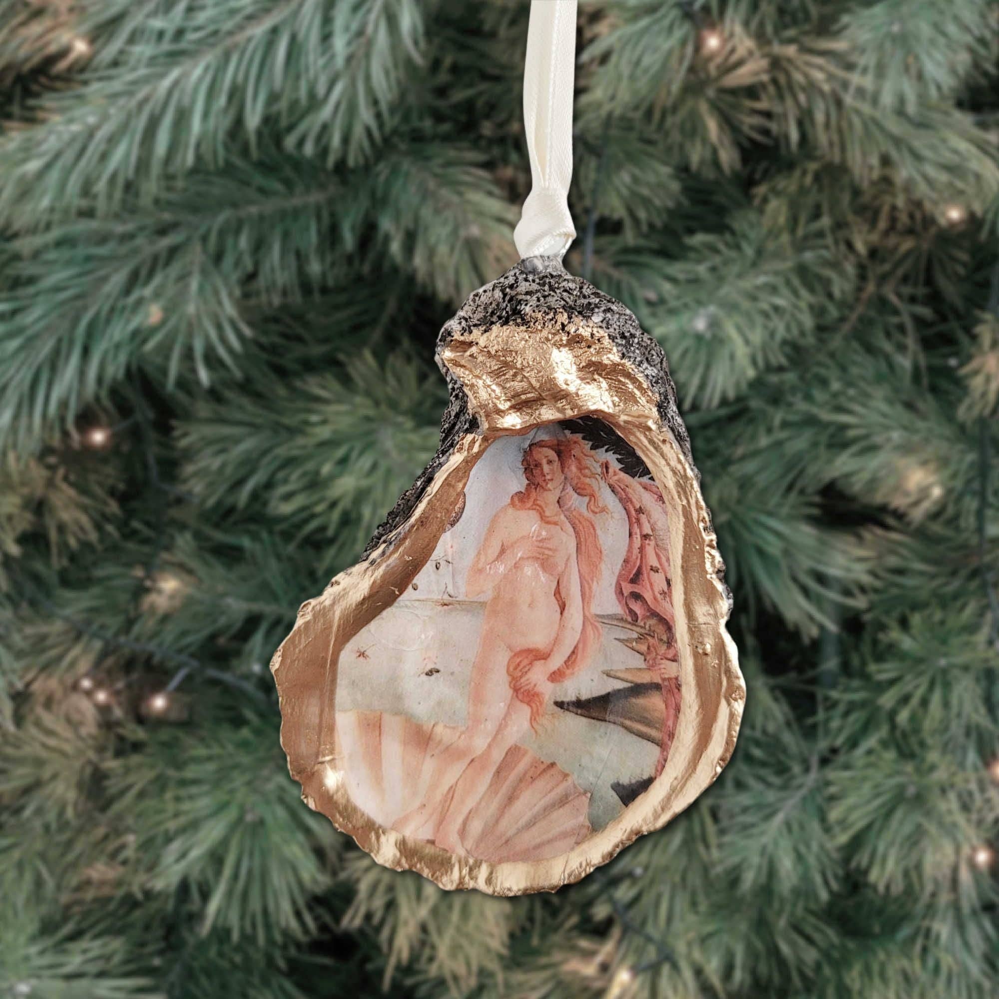 Beatrixbell Handcrafted - Wholesale Ornament - Birth of Venus Ornament • Oyster Shell2