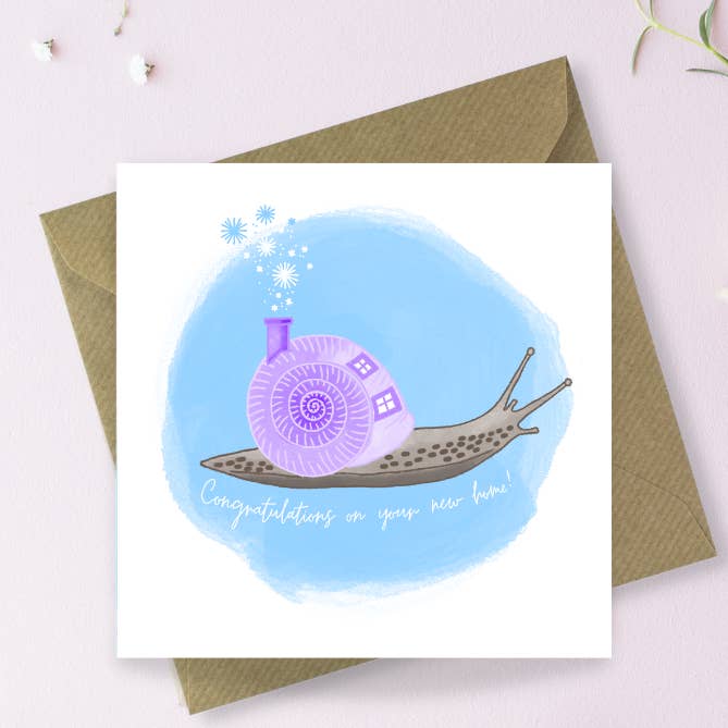 Biglietto di auguri Congratulations New Home per la vendita all'ingrosso da parte di Sayers Studio