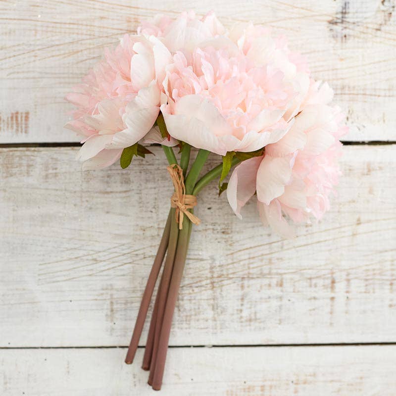 Factory Direct Craft - Wholesale Artificial Flowers - 9" Artificial Peony Silk Flower Bundle - Select Color2