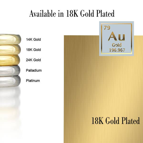 Jewelry Private Label - Wholesale Pendant/Charm Necklace - JewelryPrivateLabel Polaris Tristar 18K Gold Plated Dangle Long Necklace Cubic Zirconia