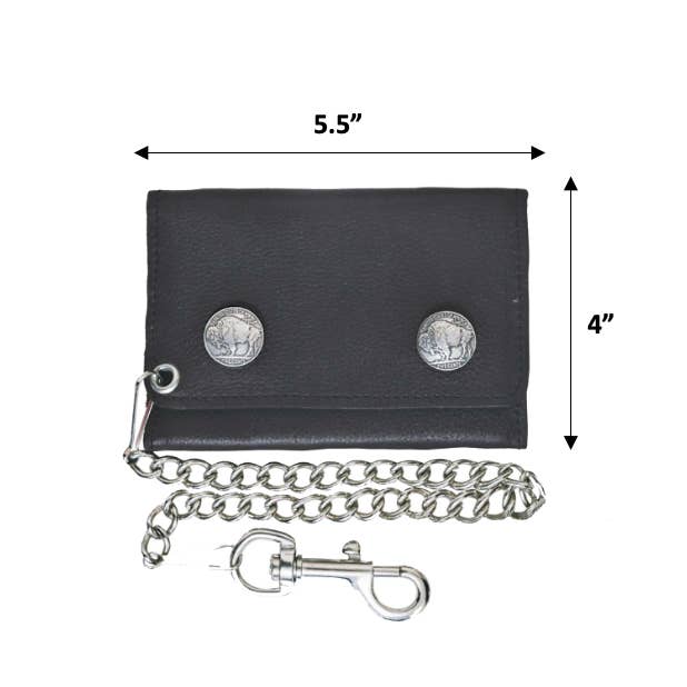 BLK 9084.00 - Biker Chain Wallet for wholesale on Faire1