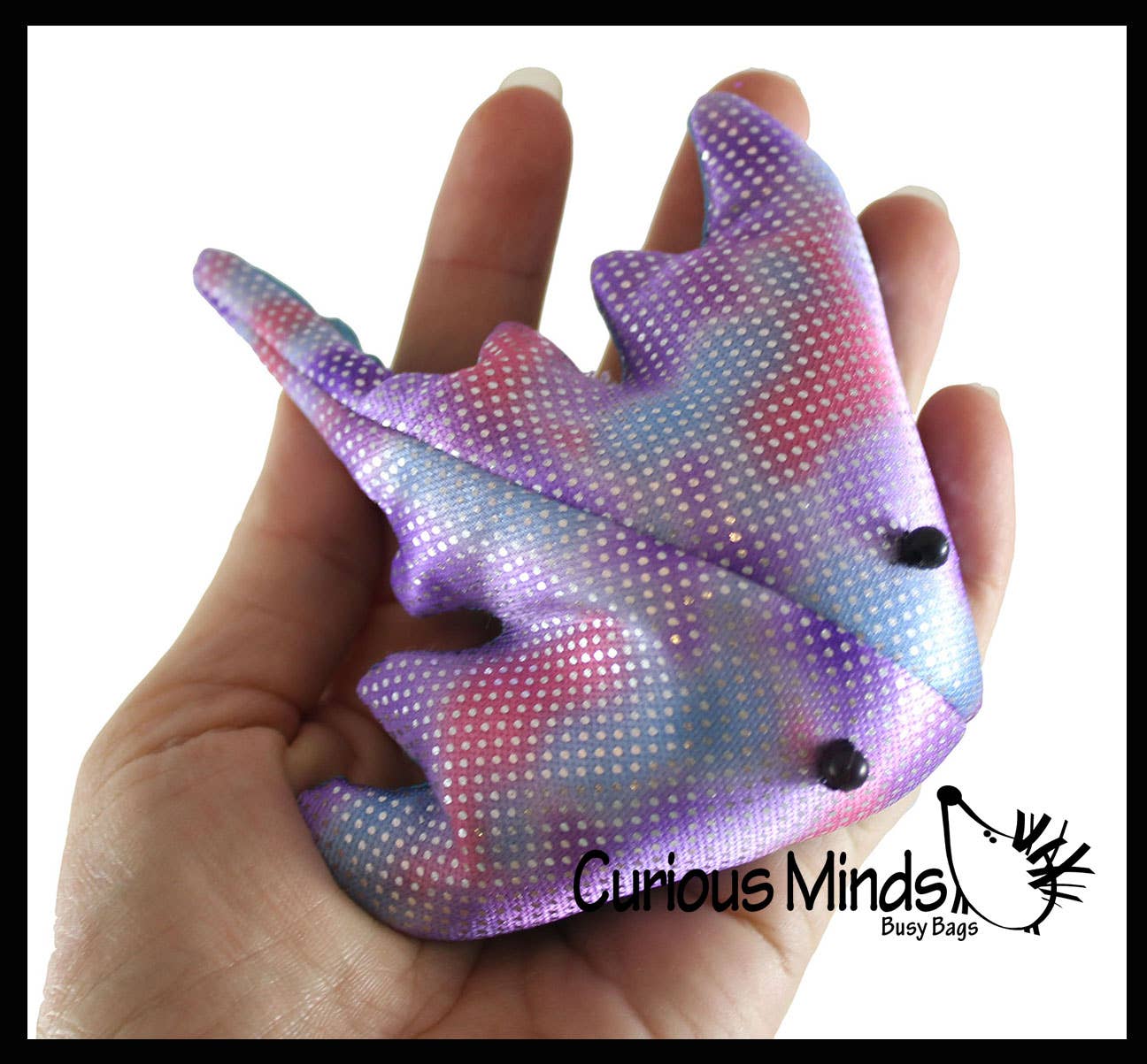 Curious Minds Toys – wholesale Stuffed/plush toy – Kids & baby – Stingray Sand Filled Animal Toy - Heavy Weighted Sandbag Ani4