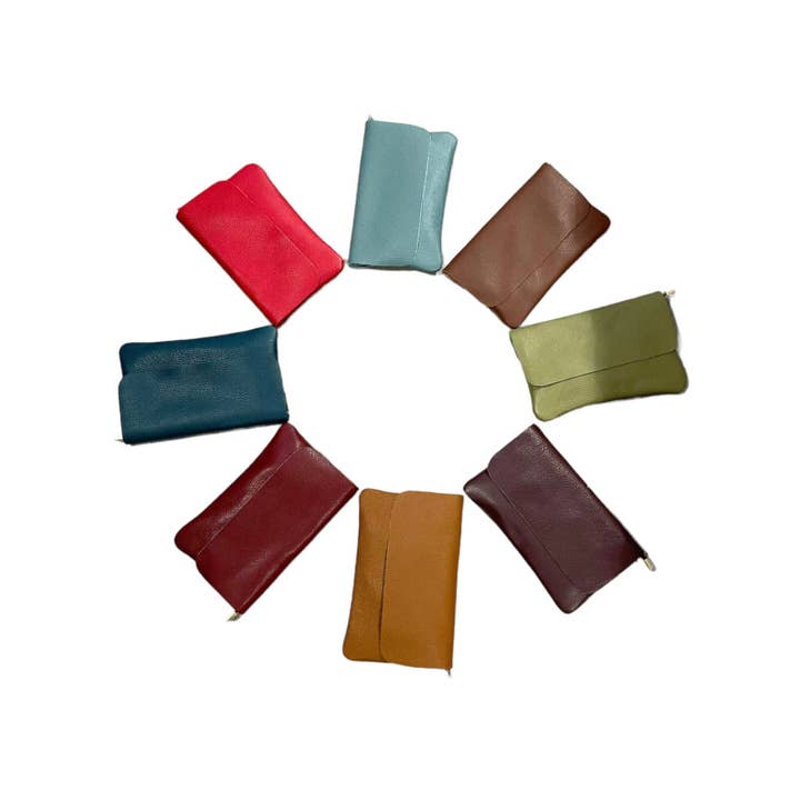 Chenson & Gorett - Wholesale Shoulder Bag - Women's - Envelope Grain Leather Bag for Women. Valentine's Day12