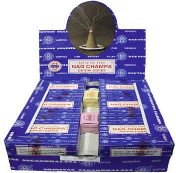 Magic Touch Corp - Vente Encens - Cônes Dhoop Nag Champa - Pack de 120