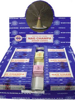 Nag Champa Dhoop Cones - 12 Pack for wholesale by Magic Touch Corp
