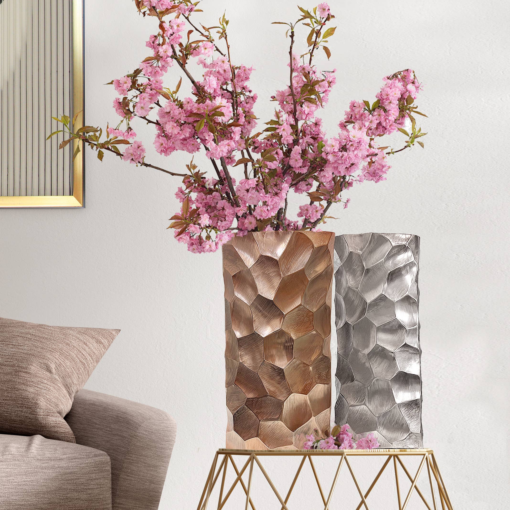 Galore Home - Wholesale Vase - 18" Tall - Metal Floor Vase2