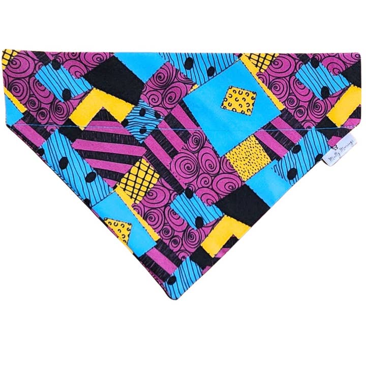 Sallys Patchwork Kæledyrsbandana for engroshandel hos Mutty Mornings