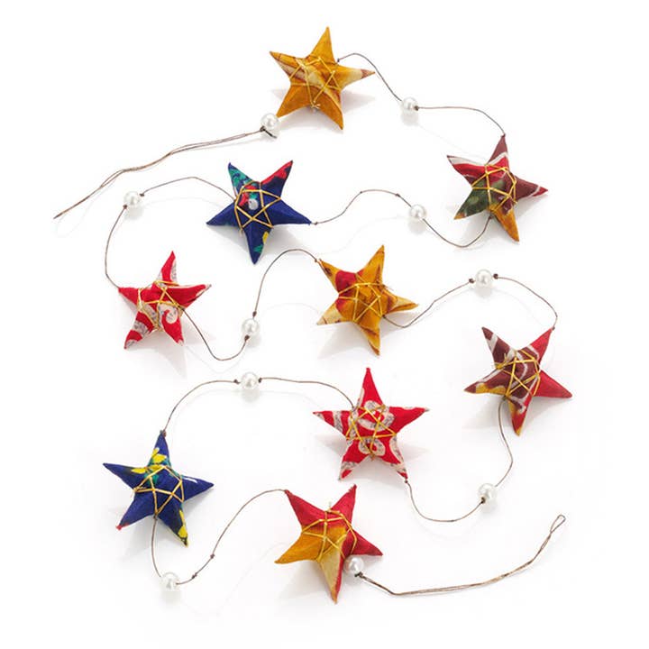 SERRV International - Wholesale Bunting/Garland - Sari Star Garland