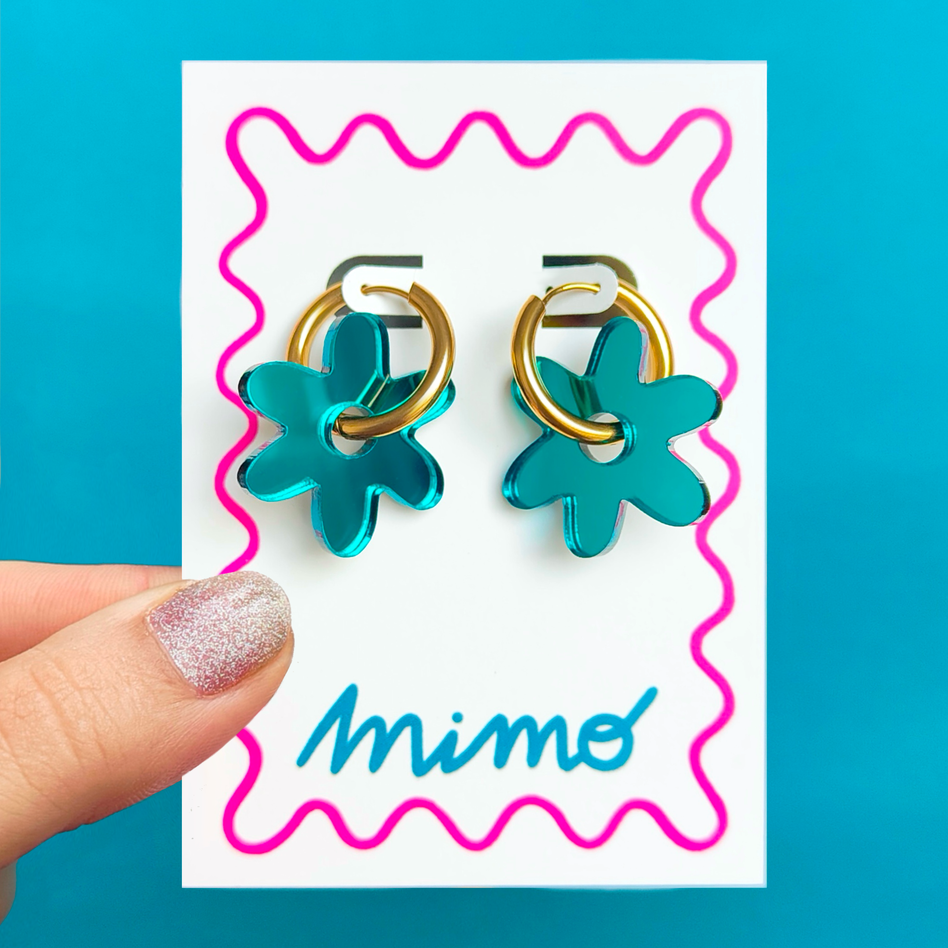 Mimo – wholesale Hoop earrings – Wholesale Flower Hoop Earrings26