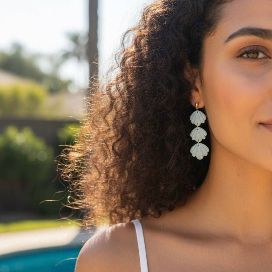 DUESTELLE ITALIA - Wholesale Dangle Earrings - Atrani Shells - Handmade Shell Earrings3