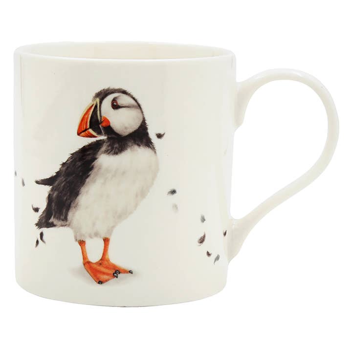 Caneca de Aves Britânicas Papagaio-do-mar por atacado de Joe Davies