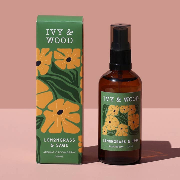 Ivy & Wood - Wholesale Room & linen spray - Lemongrass & Sage Room Spray0