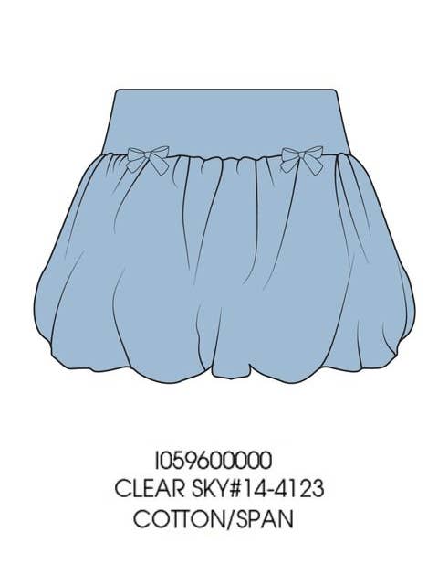 Paper Flower - Wholesale Skort - Kids - Bubble Skort With Bows Tween Girls2