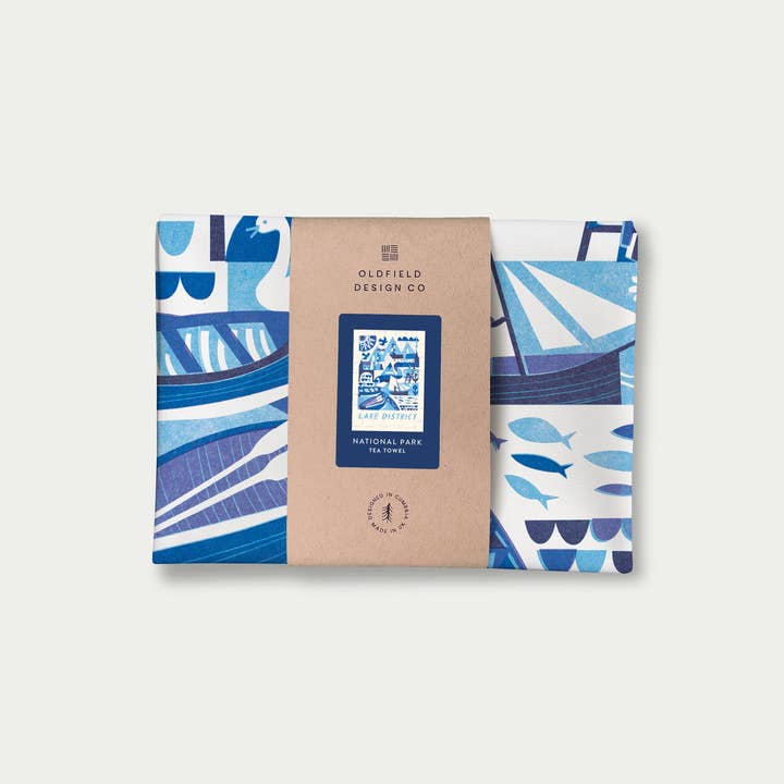 Oldfield Design Co – wholesale Tea towel – Lake District National Park Tea Towel